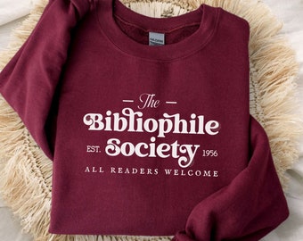 Bibliophile society SVG and PNG | bookish svg, book nerd svg, book lover svg, book club sublimation, booktrovert cut file, for cricut