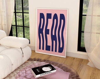 Bookish Art Print | Bookish Wall Art | Digital Printable Wall Decor | Book lover Wall Art | Reader Art Print | Book Poster | Bookish Poster