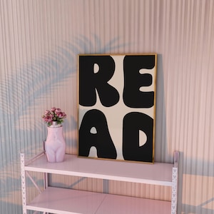 Impresión de arte librero / Arte de pared librero / Decoración de pared imprimible digital / Arte de pared amante del libro / Impresión de arte lector / Cartel de libro / Cartel librero