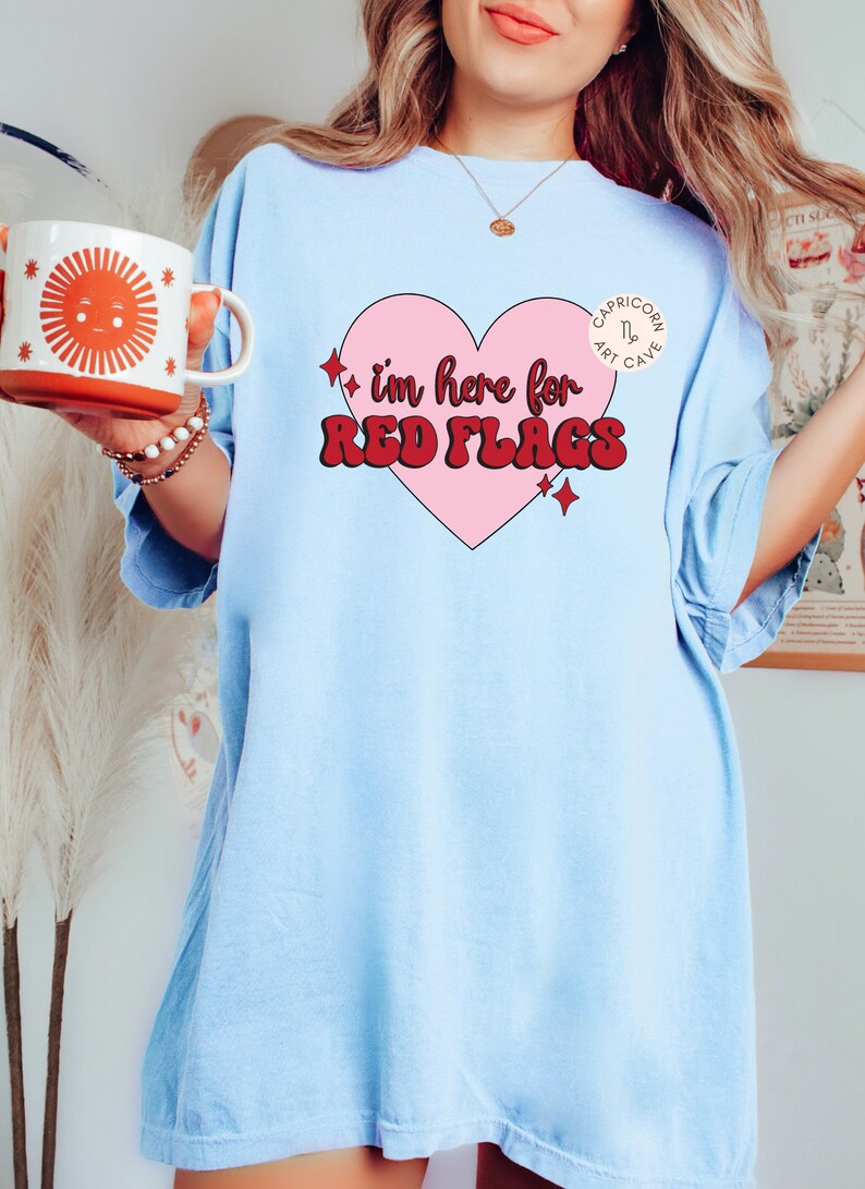 I'm Here for Red Flags SVG and PNG Morally Grey Bookish Etsy