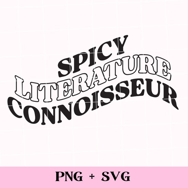 Conoscitore di letteratura piccante SVG e PNG / bookish png, uso commerciale, lettore di smut, libro piccante, lettore di romanticismo, stfuattdlagg,