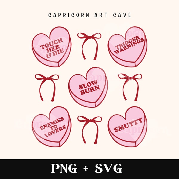 Tropes romanesques livresques SVG et PNG | svg livresque, coquette amateur de livres svg, svg coeur de bonbons, combustion lente, ennemis des amants, svg smutty reader