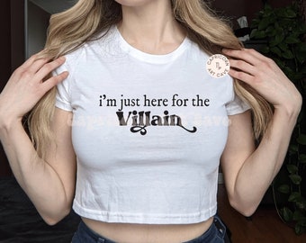 Just here for the villain SVG and PNG | bookish png sublimation design for commercial use, smut reader, spicy book cut file, morally grey