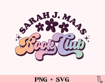 Fantasy Romance Book Club SVG and PNG | bookish svg, book lover svg, fantasy reader svg, spicy book svg, smutty reader svg, romance reader