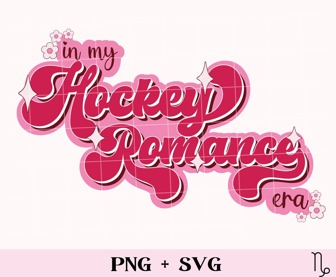 In My Hockey Romance Era SVG and PNG Bookish Png, Romance Reader Svg