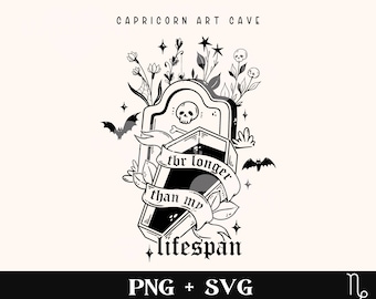 TBR longer than my lifespan SVG + PNG | Bookish halloween svg, Reader halloween svg, Bookish spooky season svg, book lover svg book addict