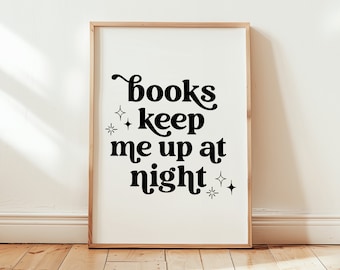 Bookish Art Print | Bookish Wall Art | Digital Printable Wall Decor | Book lover Wall Art | Reader Art Print | Book Poster | Bookish Poster