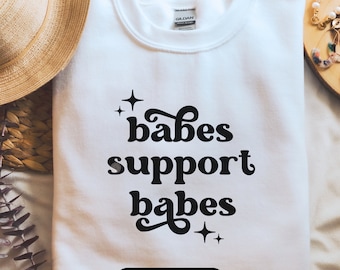 Babes stöder babes SVG och PNG | trendig svg, boss babe svg, girl boss svg, shop small svg, small business owner svg, png