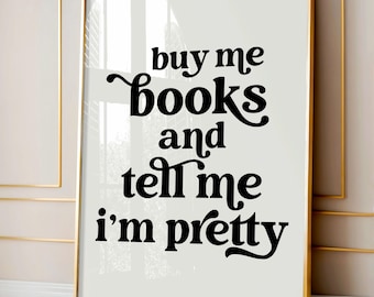 Bookish Art Print | Bookish Wall Art | Digital Printable Wall Decor | Book lover Wall Art | Reader Art Print | Book Poster | Bookish Poster