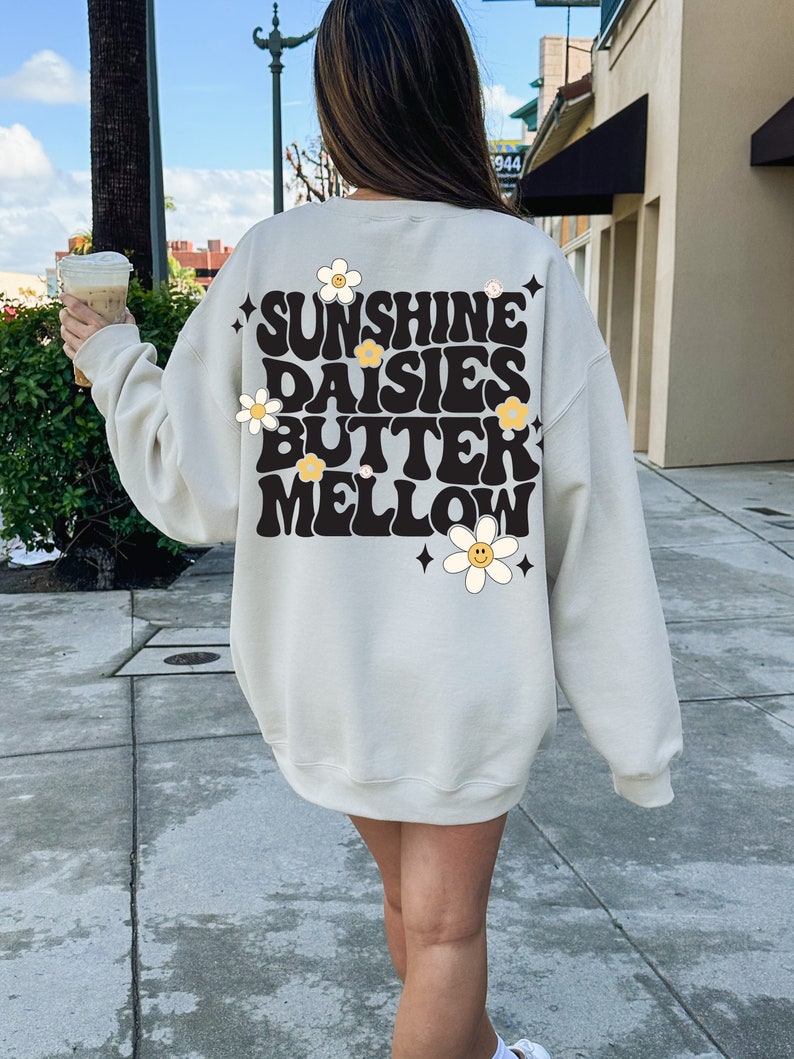 Sunshine Daisies Butter Mellow SVG and PNG Hp Bookish Png Etsy