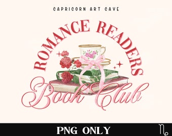 Romantiek Lezers Boekenclub PNG | leesgrage png, flirtlezer, boekenliefhebber png, romantieklezer png, pittig boek png, vuile lezer png, sticker