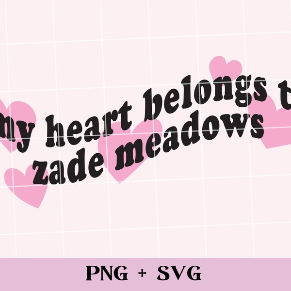 my heart belongs to Zade meadows SVG and PNG | bookish png, Haunting Adeline, H.D. Carlton, smut reader, spicy book, cat and mouse duet