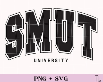 Smut University - Style universitaire SVG et PNG | png livresque, romance lecture svg, appelez-moi une bonne fille, lecteur de charbon épicé livre svg achetez-moi des livres