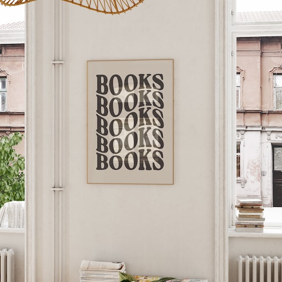 Bookish Art Print | Bookish Wall Art | Digital Printable Wall Decor | Book lover Wall Art | Reader Art Print | Book Poster | Bookish Poster