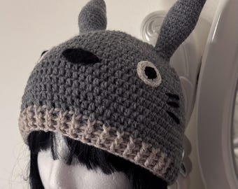 Handmade Wool Crochet Totoro Inspired Bucket Hat - Etsy display picture 1