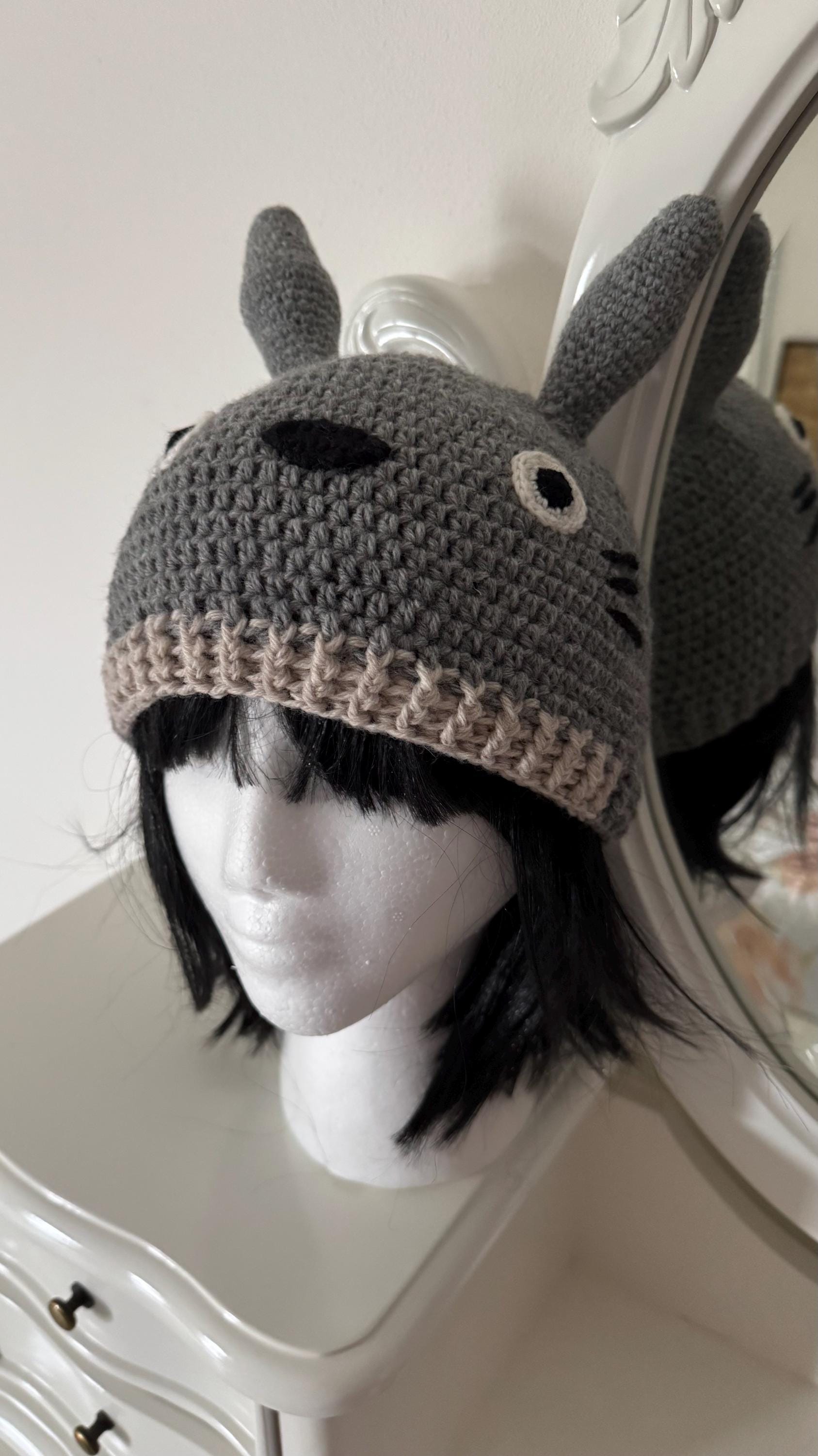 Handmade Wool Crochet Totoro Inspired Bucket Hat - Etsy display picture 1