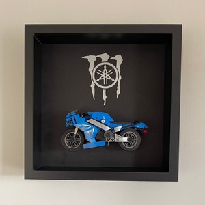 Yahama gerahmtes Backsteinmodell Motorrad