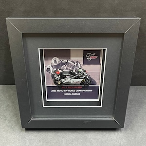 No.4 Alex Barros 2002 MotoGP World Champion Wall Art ONLY ONE AVAILABLE