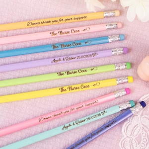 Personalized  Pencils, Back to School Pencils, Engraved Pencils, Teacher Appreication,Personalized Kids Pencils,Ticonderoga Engraved Pencils