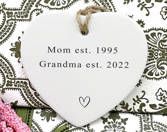 Oma Geschenke, Schwangerschaft Ankündigungen für Großeltern, neue Oma Geschenke, erste Mal Oma, Geschenke für Mutter, personalisiert