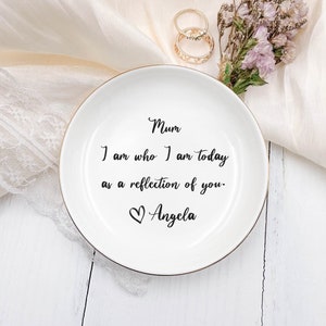 Personalized Ring Dishes, Mother of the Bride Gift, Mother of the Groom Gift, Wedding Gift, Personalized Gift, Gift for Mom From Daughter