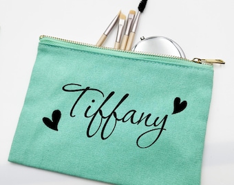 Bridesmaid Gifts Makeup Bag for Her, Christmas Gift, Bridesmaid Proposal, Best Friend Gift, Wedding Gifts, Bachelorette Party, Birthday Gift