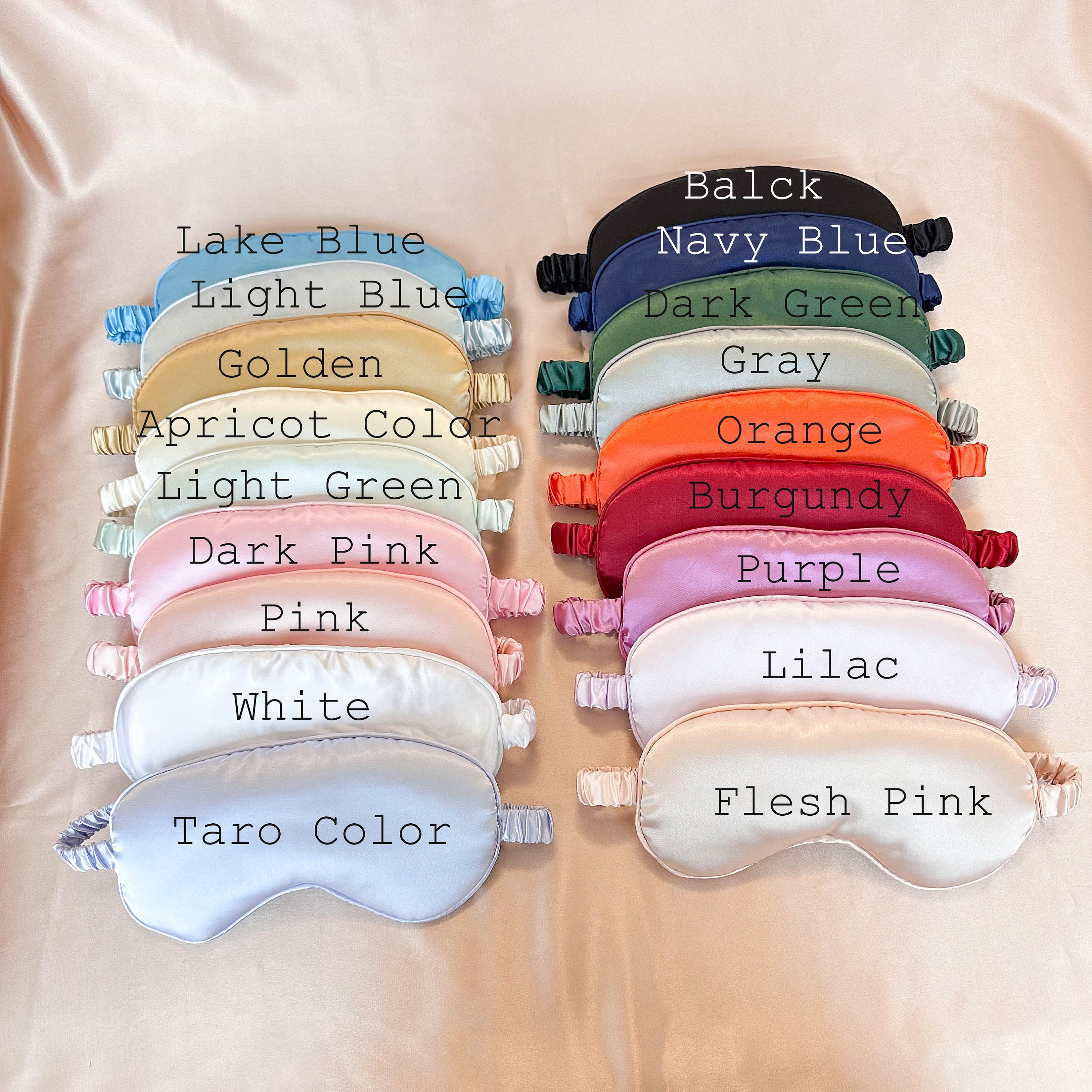 Personalized Eye Mask, Bridesmaid Gift, Bridal Party Gift, Sleep Mask, Personalized Wedding Favor, Silky Satin Mask, Bachelorette Party