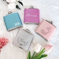 Personalized Women's Flask, Custom Women's Flask,  Engraved Women's Flask, Bridal Party Gift, Bridesmaid Gift, For Ladies