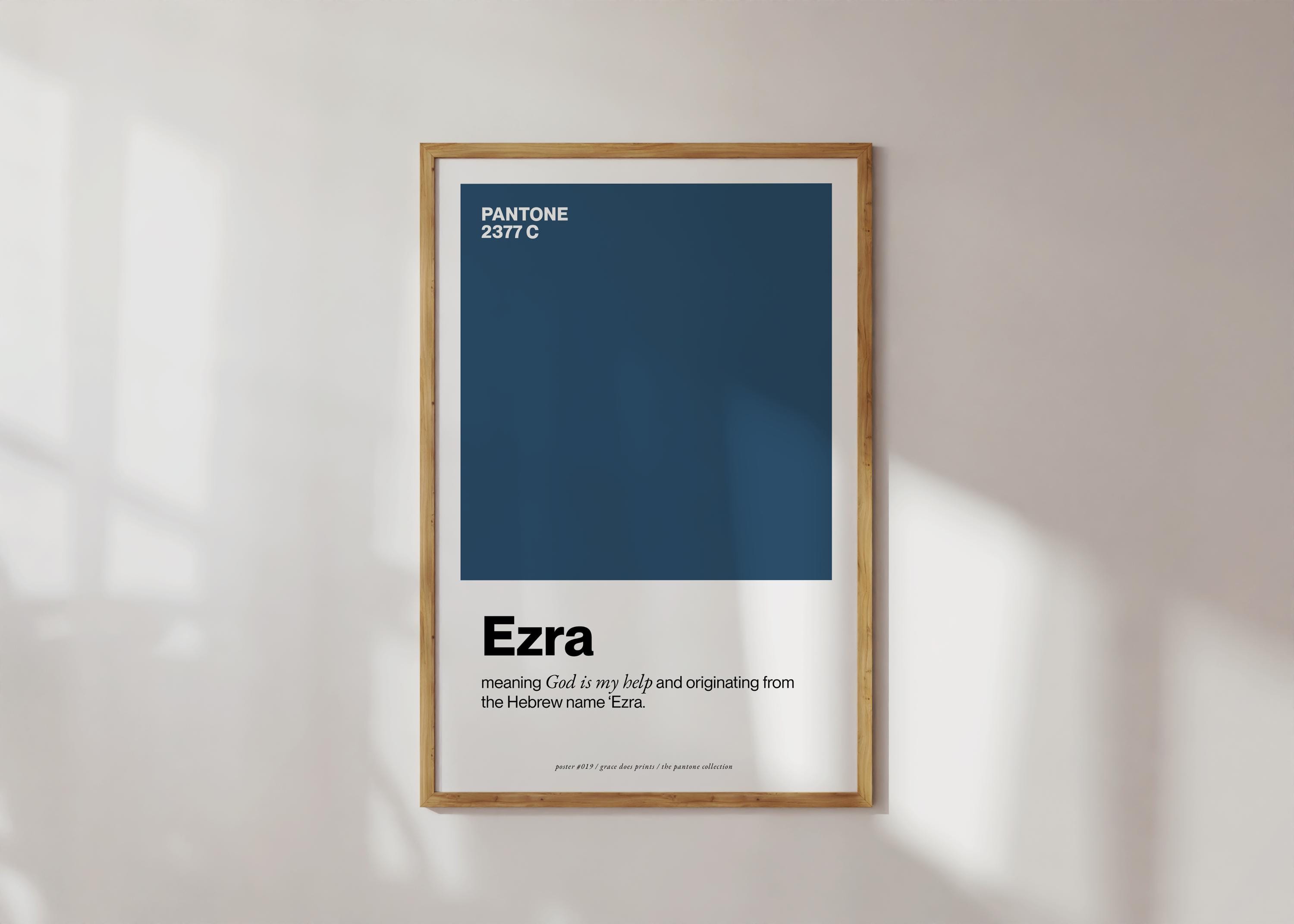 Ezra Name Meaning - Etsy