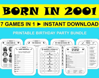 Printable Trivia From 2001 - Etsy