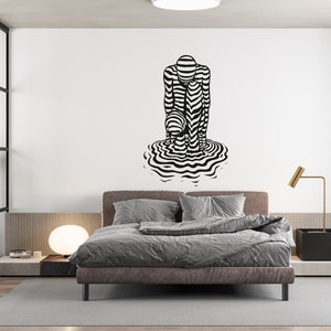 Body Cut svg dxf Datei Wandsticker pdf Silhouette Vorlage Cnc Schneiden Router digital Vektor instant download