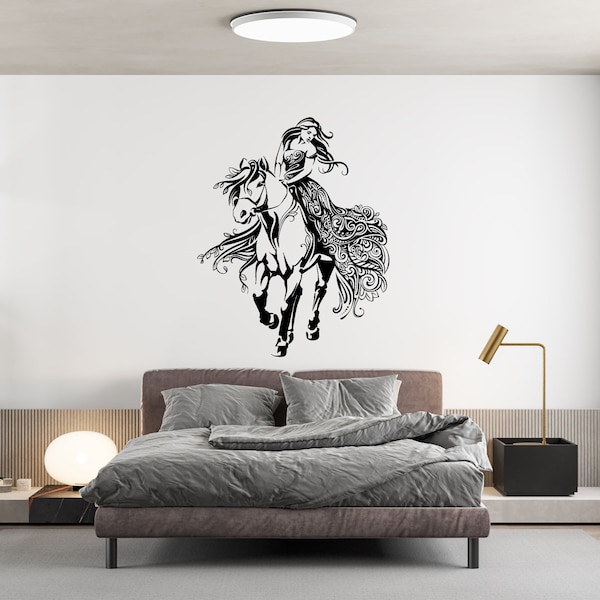 Pannello artistico cavallo, silhouette SVG, file dxf per plasma, taglio laser, file per cnc, cricut svg, appeso a parete, arte decorativa della ringhiera metallica