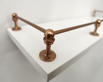 Copper Gallery Rail - Copper Shelf Tipping