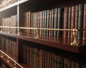 Brass Gallery Rail - Brass Shelf Tipping