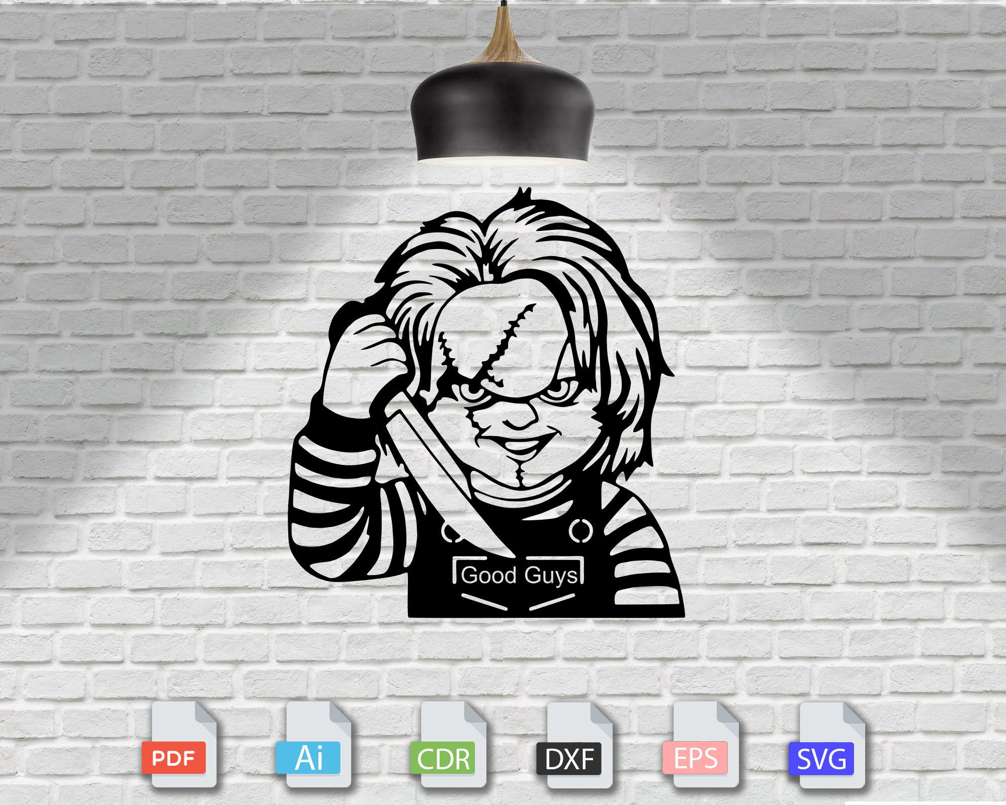 Chucky Digital Cut File | Child's play | Horror movie | scary movies | SVG file | cheap SVG | Halloween | Horror SVG