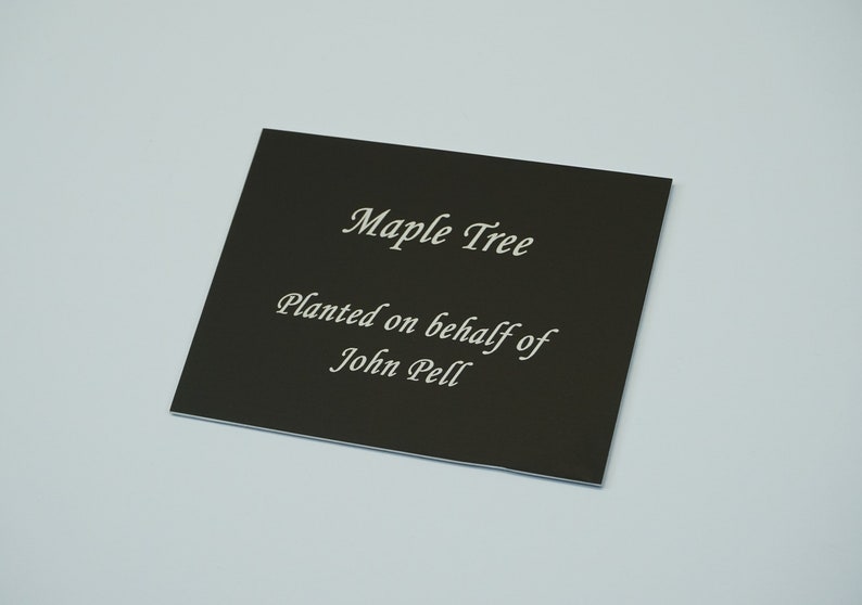 Aluminium Plant Label, Various Sizes, Personalised & Engraved Etsy UK