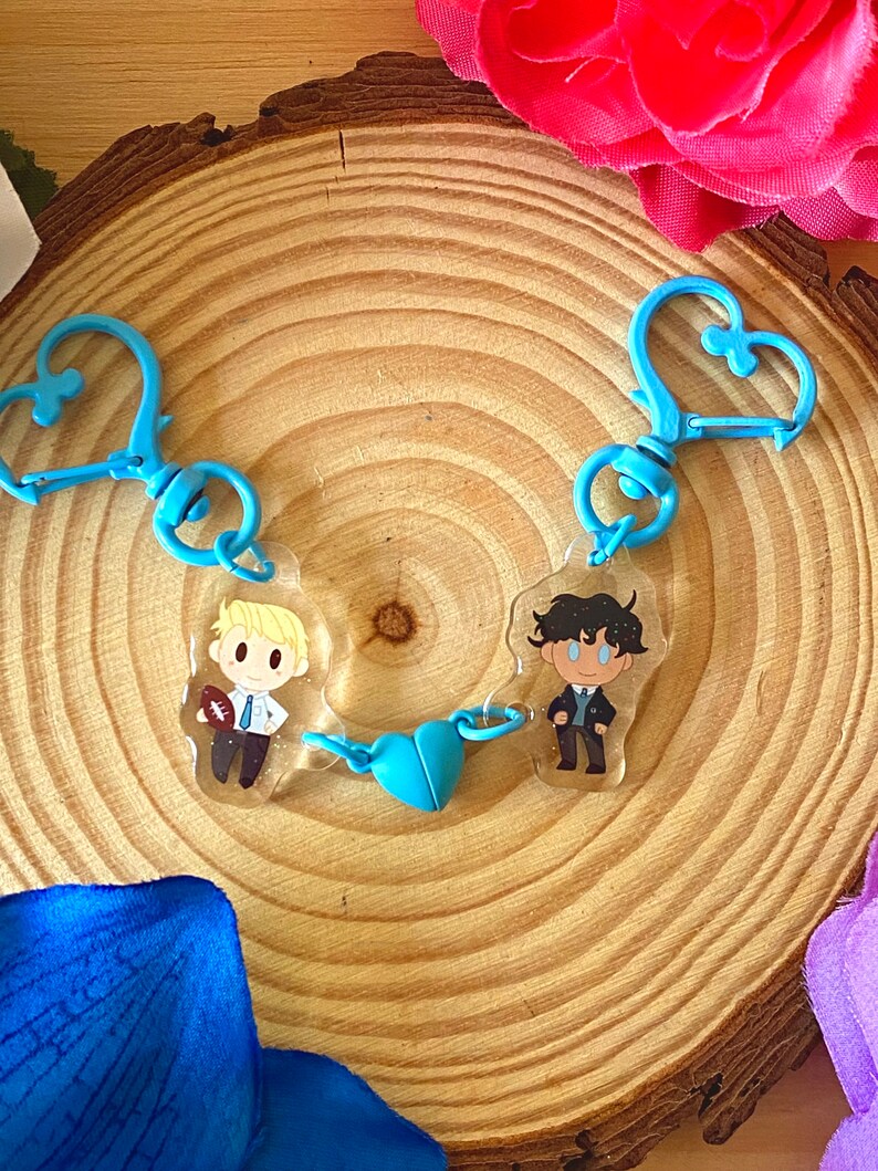 Nick&charlie Couple Magnet Keychain Heartstopper PREORDER - Etsy