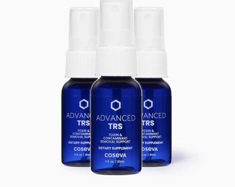 Advanced TRS 3-pack | Heavy Metal Detox | Coseva | Zeolite Nano | Remove Toxins | Wellness, Immune Support | Free Radicals | Body Detox |