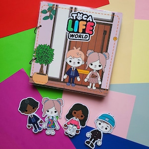 Toca Boca Life World, My House, Busy Book German, Playbook for Children, Montessori Development Book