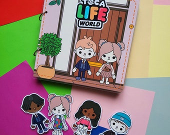 Toca Boca Life World, My House, Busy Book German, Playbook for Children, Montessori Development Book