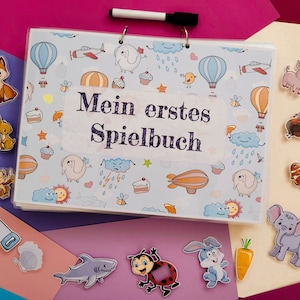 Busy Book English, Play book for children, Montessori development book