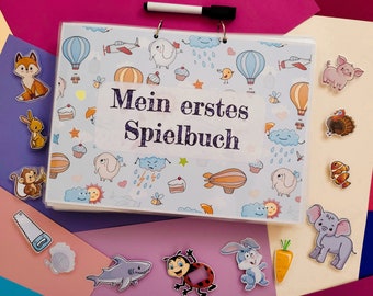 Busy Book Deutsch, Spielbuch für Kinder, Montessori Entwicklung Buch
