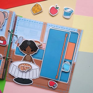 Toca Boca Life World, Mein Haus, Busy Book Deutsch, Spielbuch für Kinder, Montessori Entwicklung Buch Bild 5