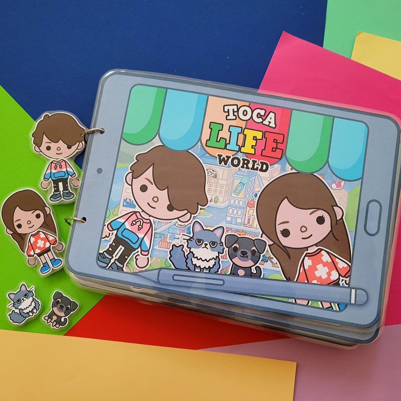 Toca Boca Life World, Busy Book German, playbook for children, Montessori development book