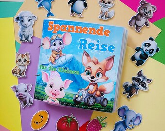Spannende Reise, Busy Book Deutsch, Spielbuch für Kinder, Montessori Entwicklung Buch