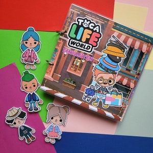 Toca Boca Life World, shopping,playbook,handmade,busybook,game