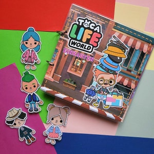 Toca Boca Life World, Shopping,Playbook,Handmade,Busybook,Game