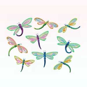 baby dragon Fly embroidery design bundle - monarch Butterfly embroidery designs machine embroidery pattern - Baby Insect embroidery file