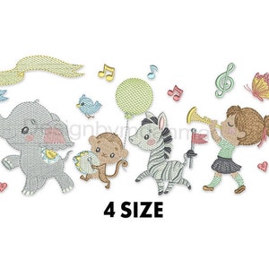 safari embroidery design - forest Animal embroidery designs machine embroidery pattern - butterfly embroidery files - spring embroidery file