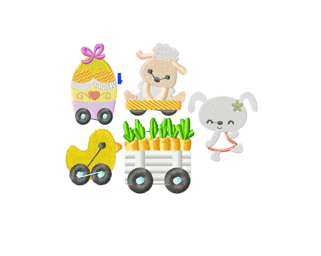 Mini Easter Embroidery Design Bundle - Easter Woodland Animal ...